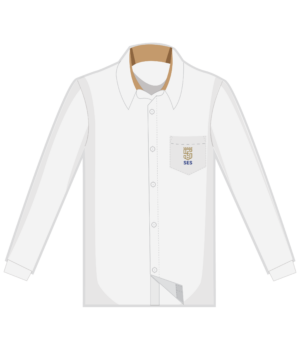SES WHITE SHIRT L/S Y12-Y13 MTO