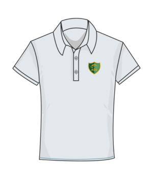 AGS WHITE POLO SHIRT Y3- Y4