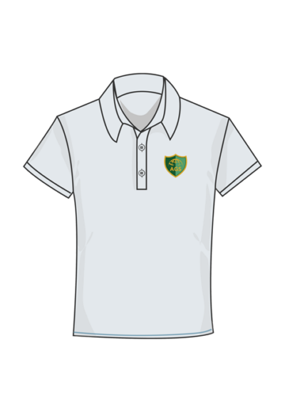 AGS WHITE POLO SHIRT FS1 - Y2