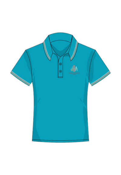 DHA POLO SHIRT FS TURQUOISE